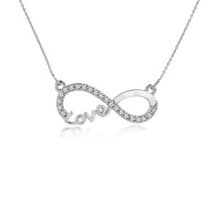Infinity Love Pendant Necklace
